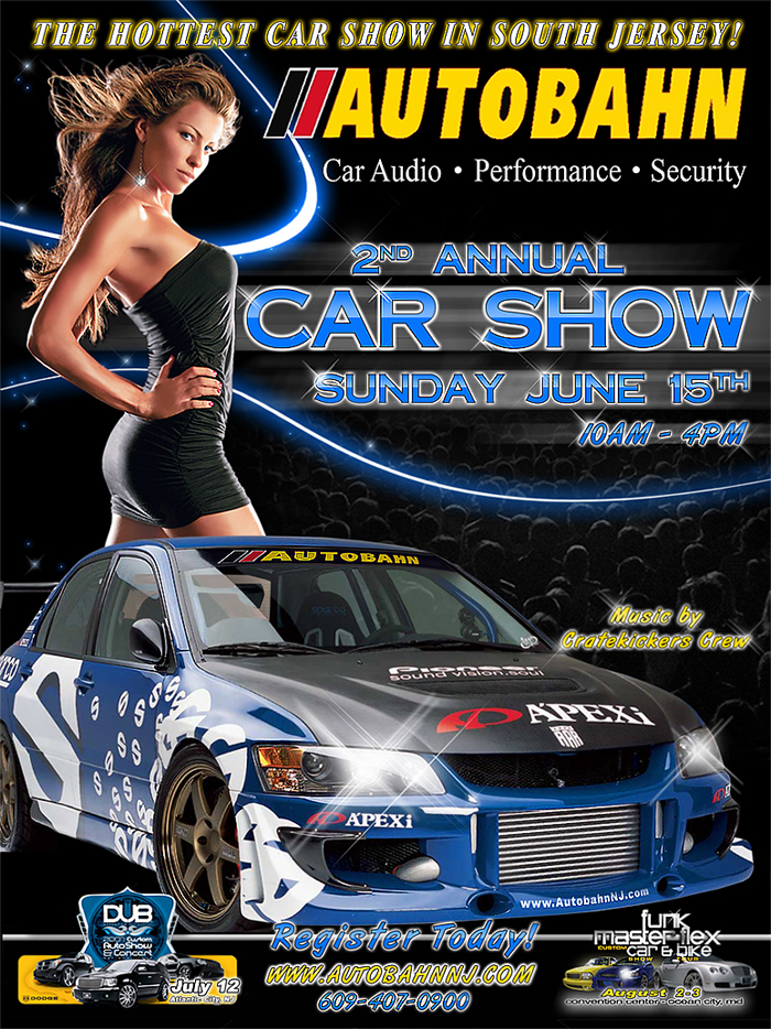 evolution photography autobahn car show flyer car audio flyers